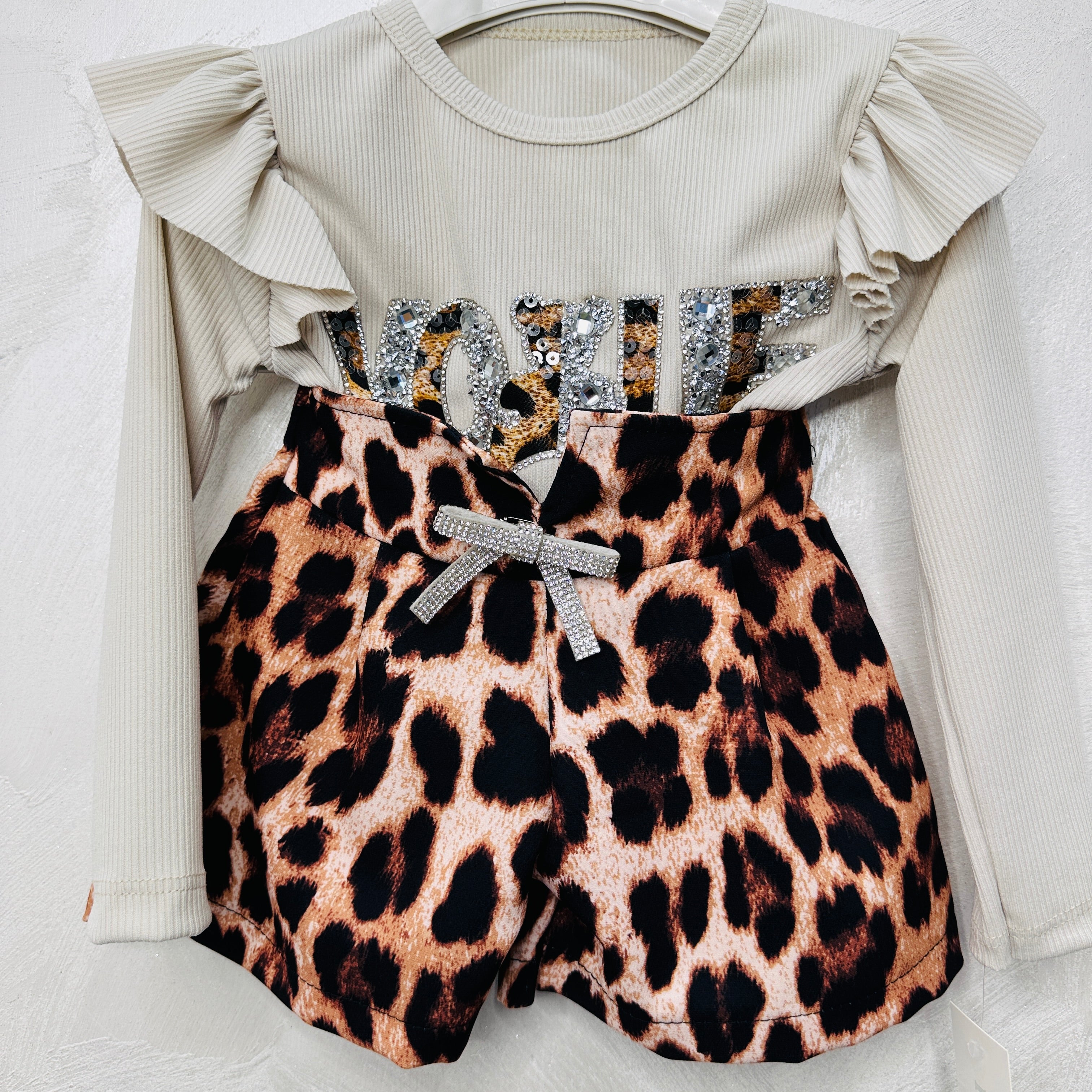 Completo Vogue leopardato