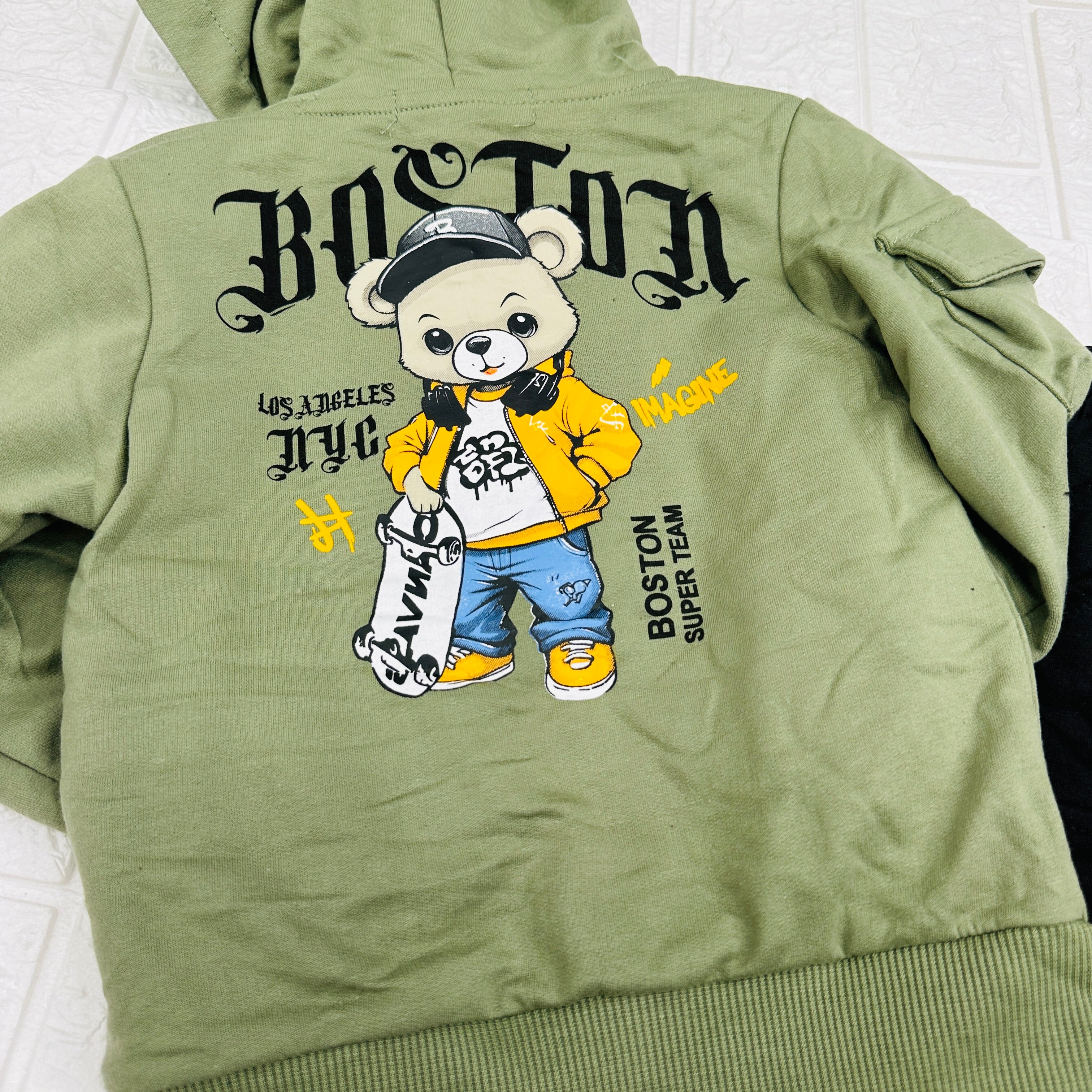 Tuta Boston orso Verde