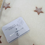 Coperta culla Pile Stelle Panna dim100x104