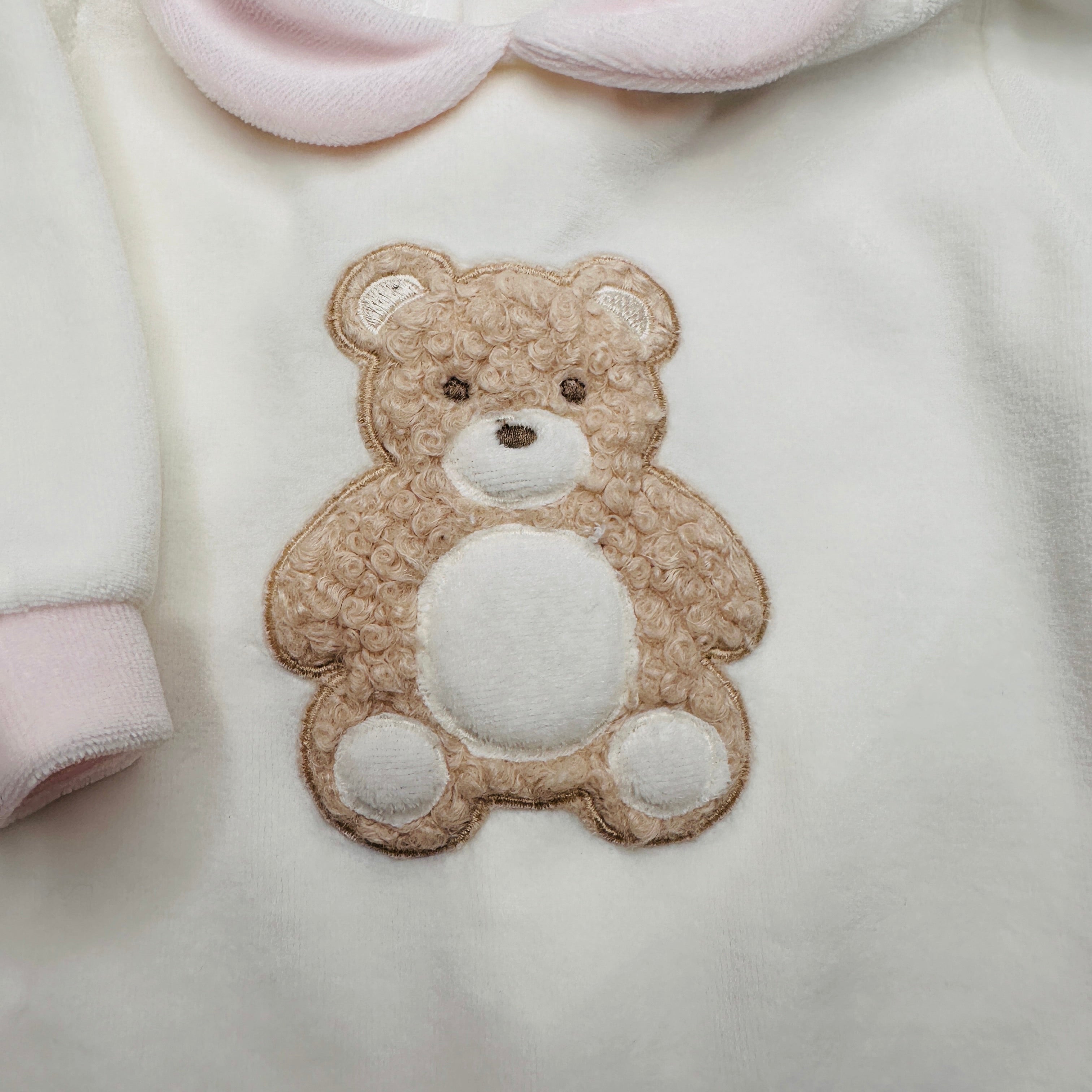 Tutina ciniglia orso bianca 30407