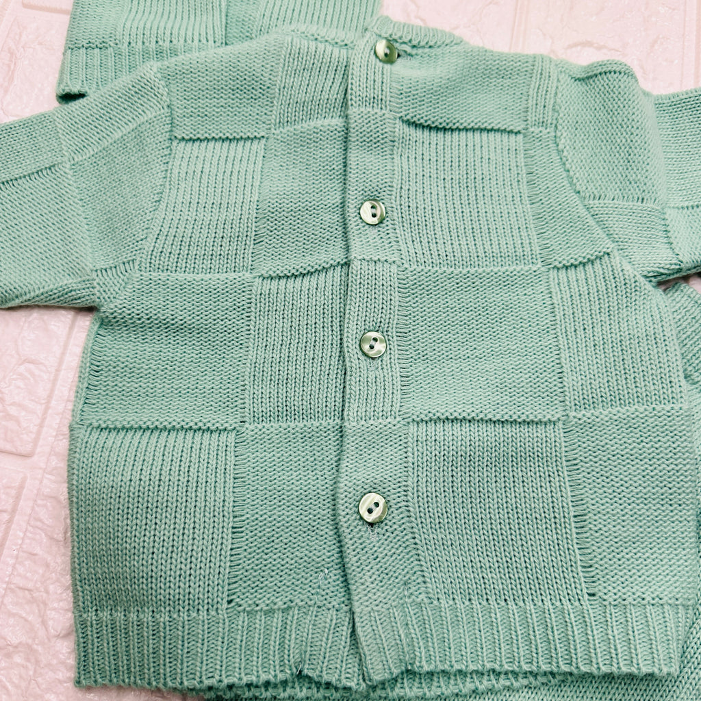 Completo Verde quadri  242140