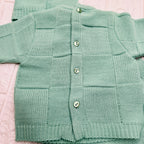 Completo Verde quadri  242140