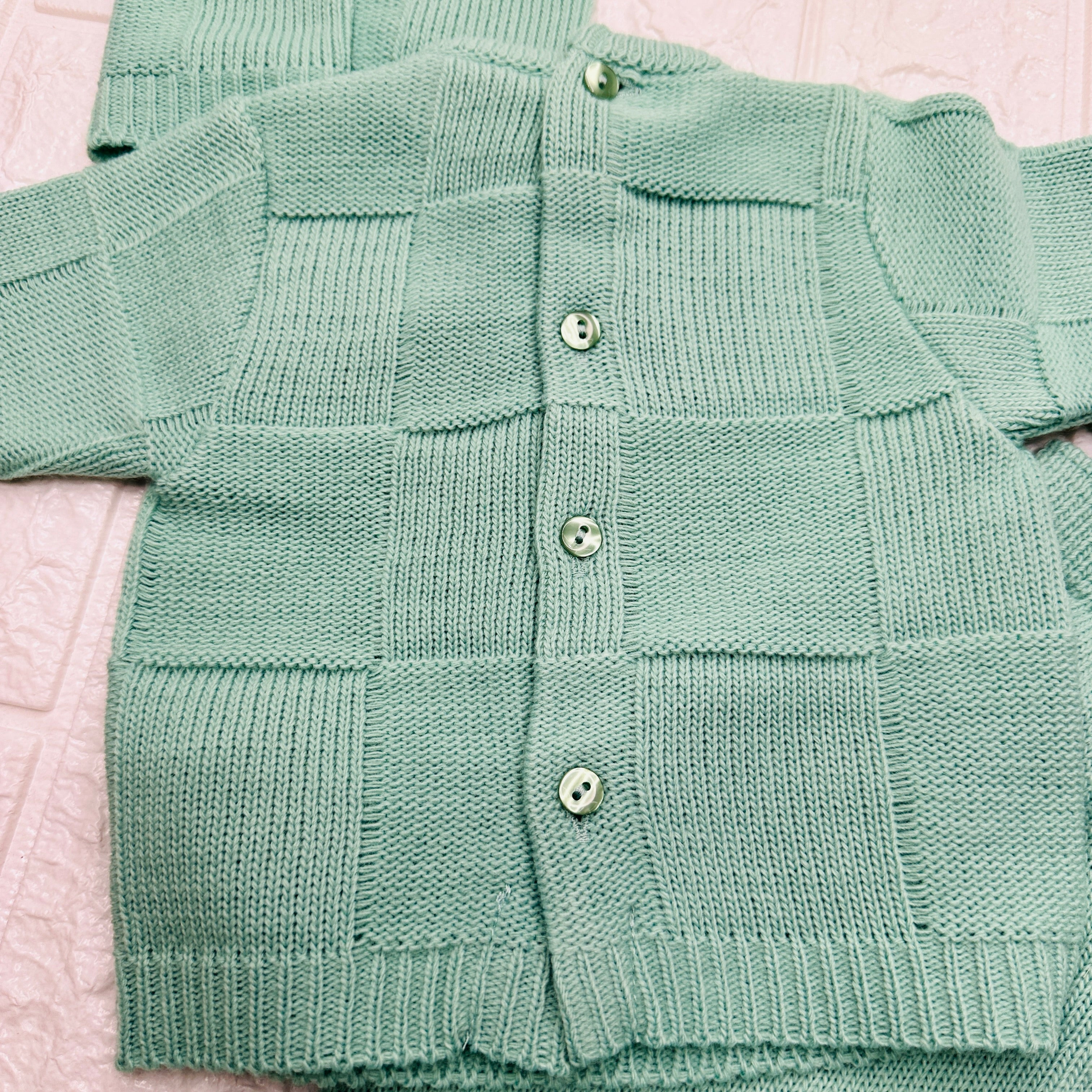 Completo Verde quadri  242140