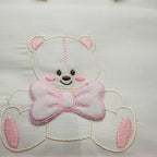 Set completo ciniglia Orso fiocco rosa 35411