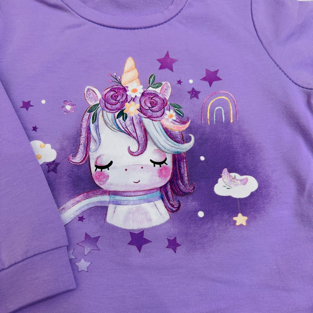 Maglia e leggings unicorno