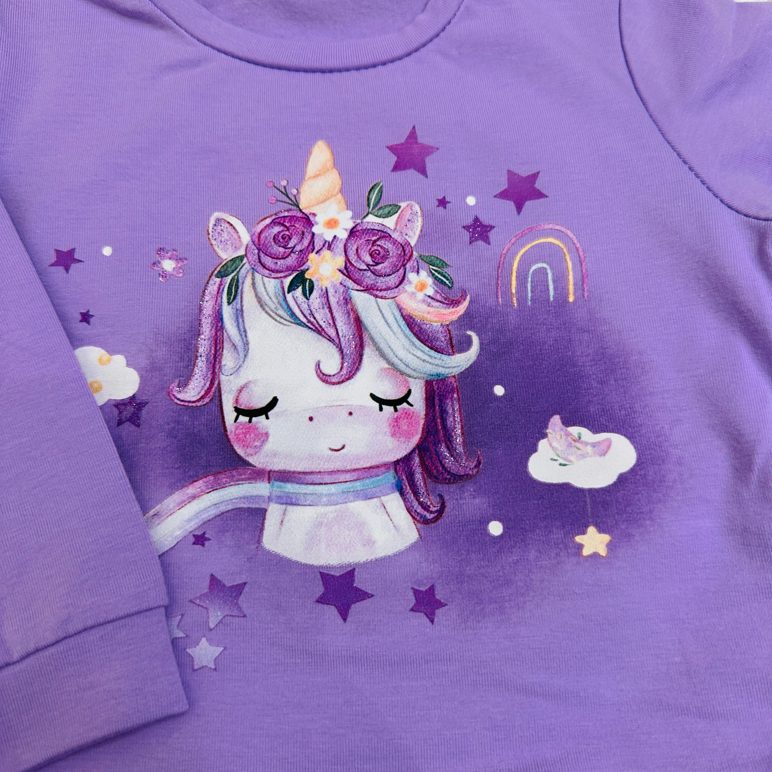 Maglia e leggings unicorno