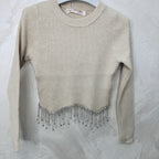 Maglioncino Bimba pendenti Begie