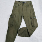 Pantalone cargo verde