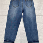 Jeans Bimba Cuore Animalier