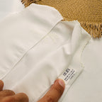 Set camicina e bavetta della fortuna panna