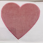 Set nascita ciniglia cuore Rosa Antico