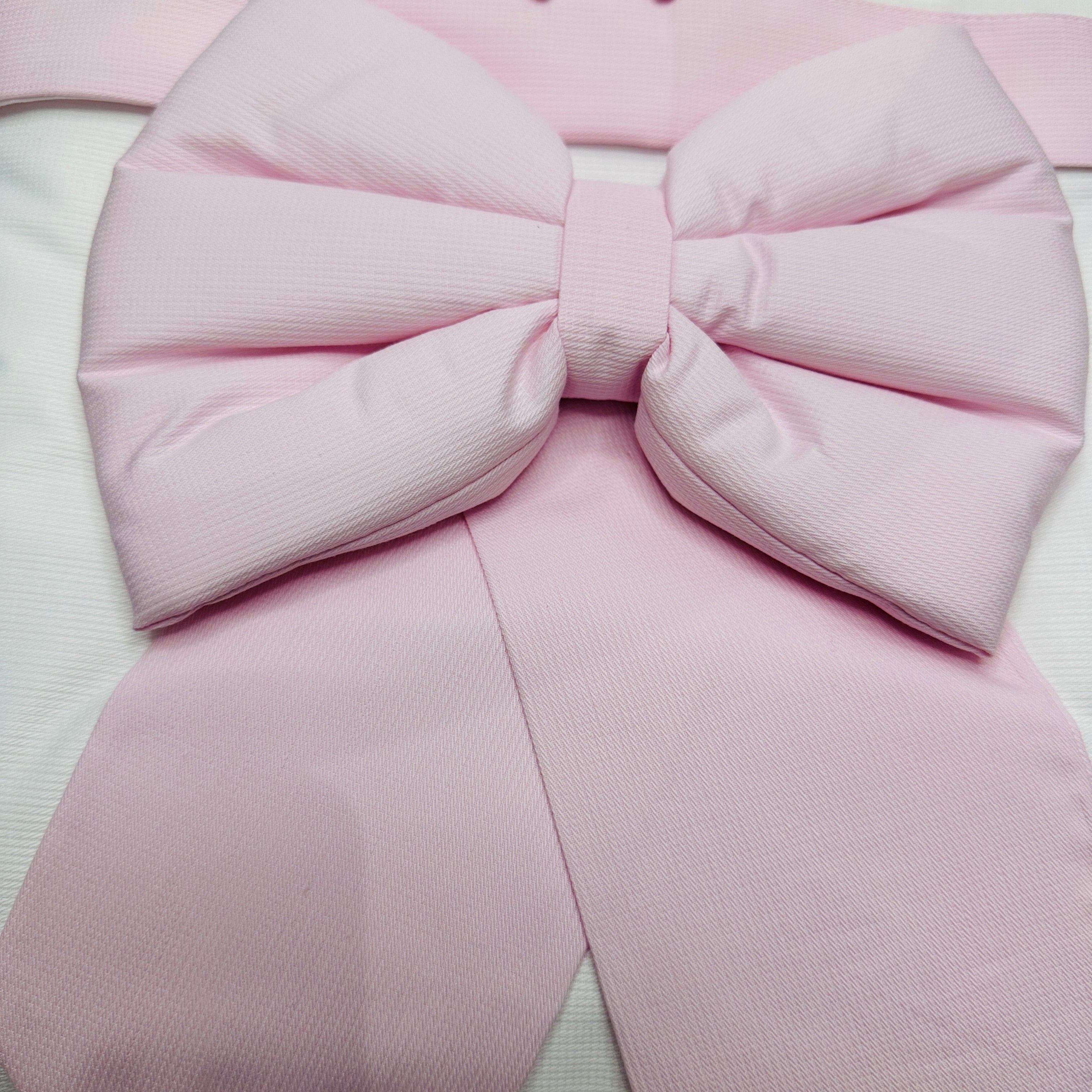 Set completo carrozzina fiocco rosa