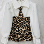 Completo bimba cravatta animalier