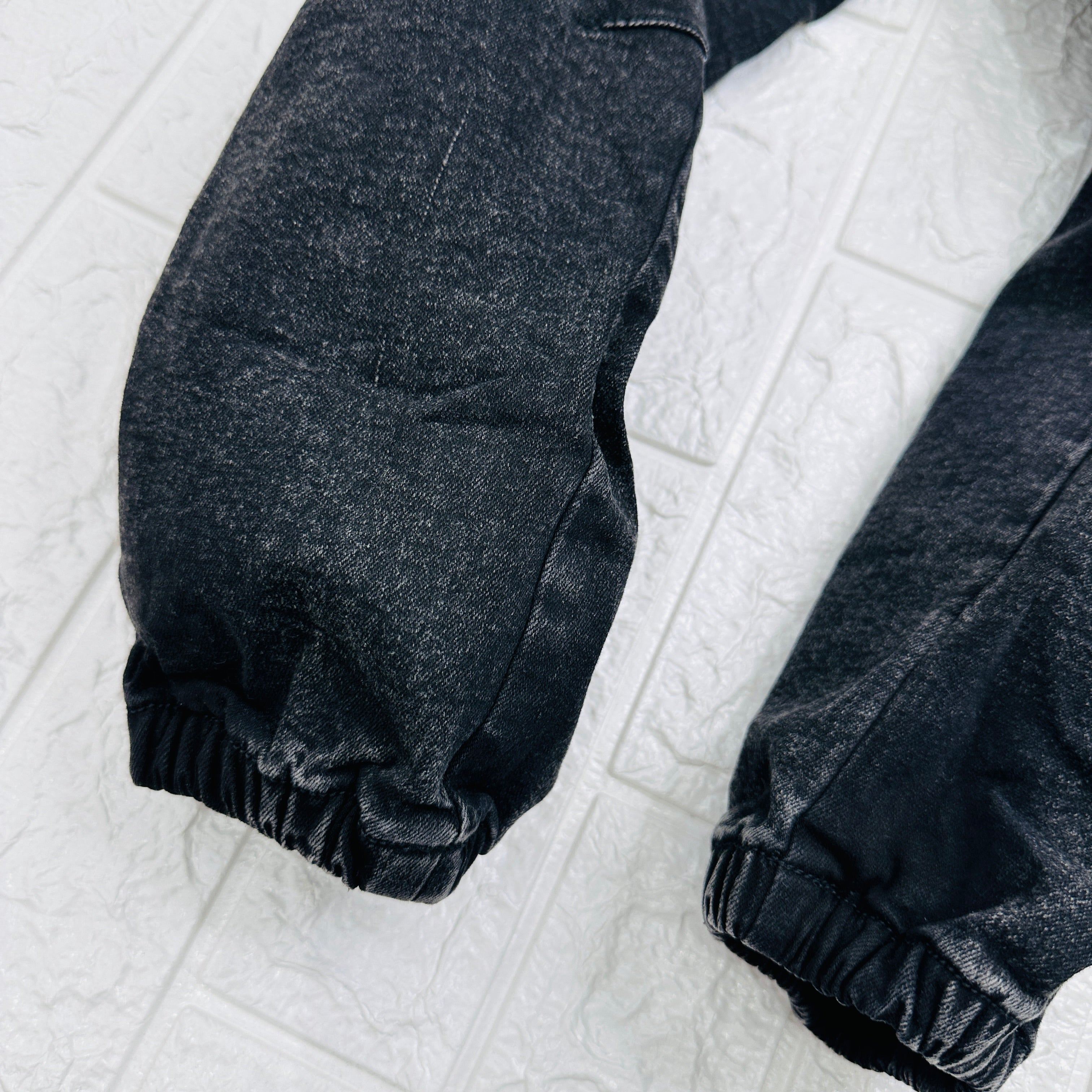 Jeans nero cargo