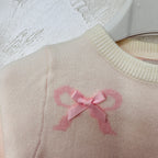 Maglioncino bimba Fiocchettini rosa