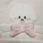 Set completo ciniglia Orso fiocco rosa 35411
