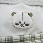 Cappello e Babbucce Ciniglia Orso verde