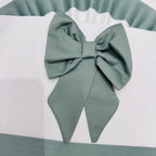 Lenzuola carrozzina fiocco verde ART LC015104