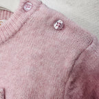 Maglioncino bimba fiocco Rosa