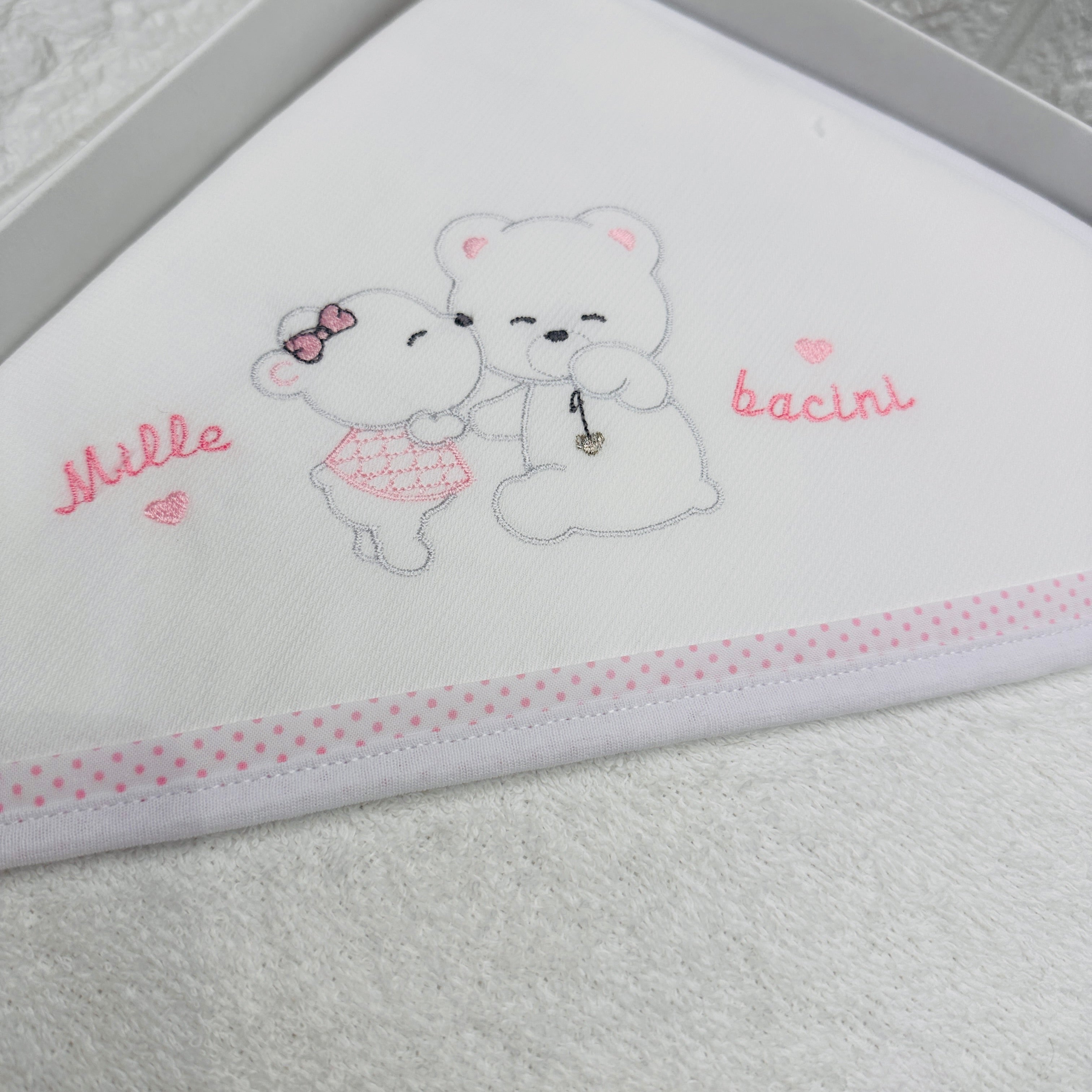 Accappatoio neonata Rosa ART AT001150