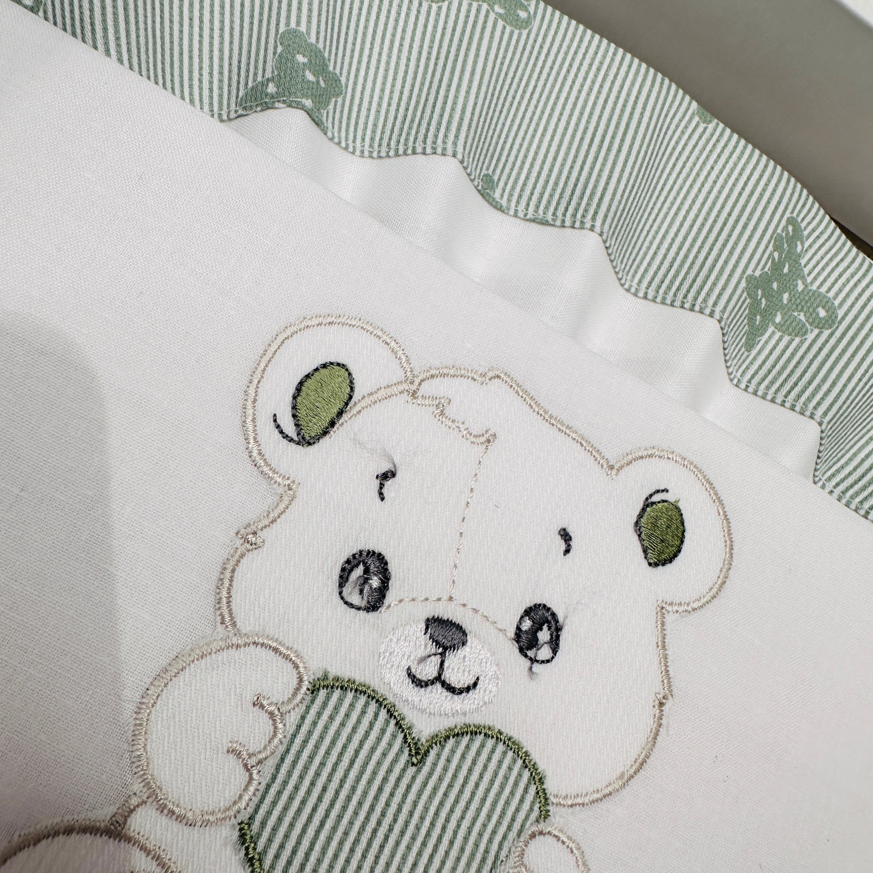 Lenzuola carrozzina orso verde ART LC015157