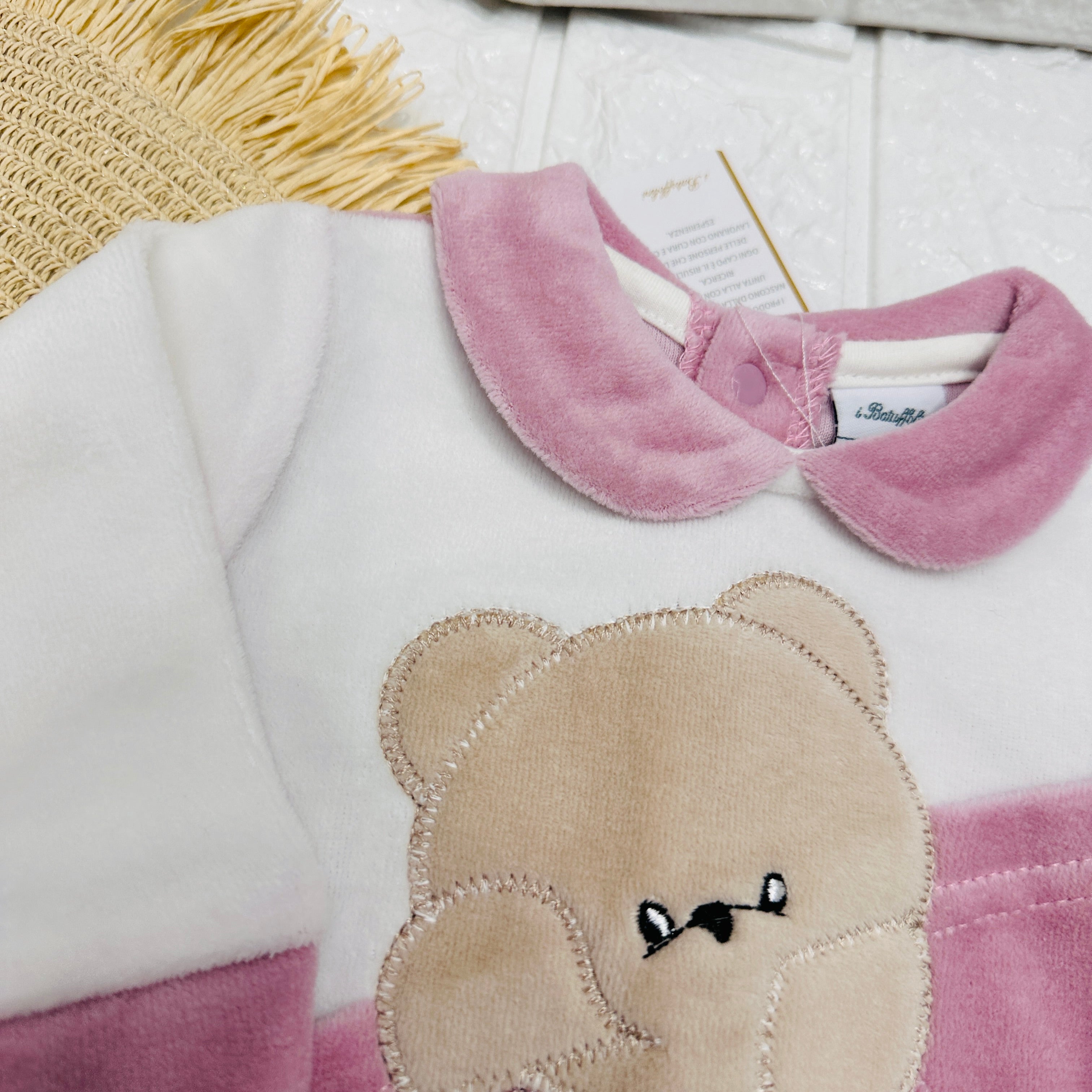Tutina Ciniglia orso Rosa Antico