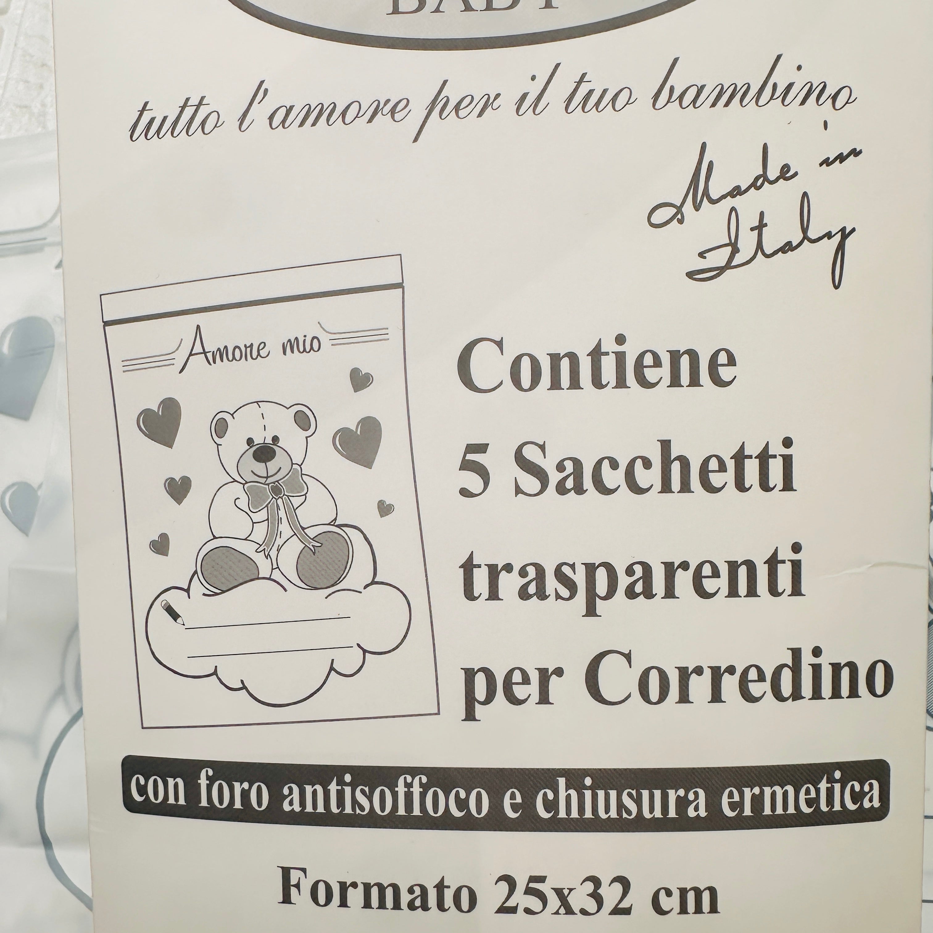 Sacchetti per corredino