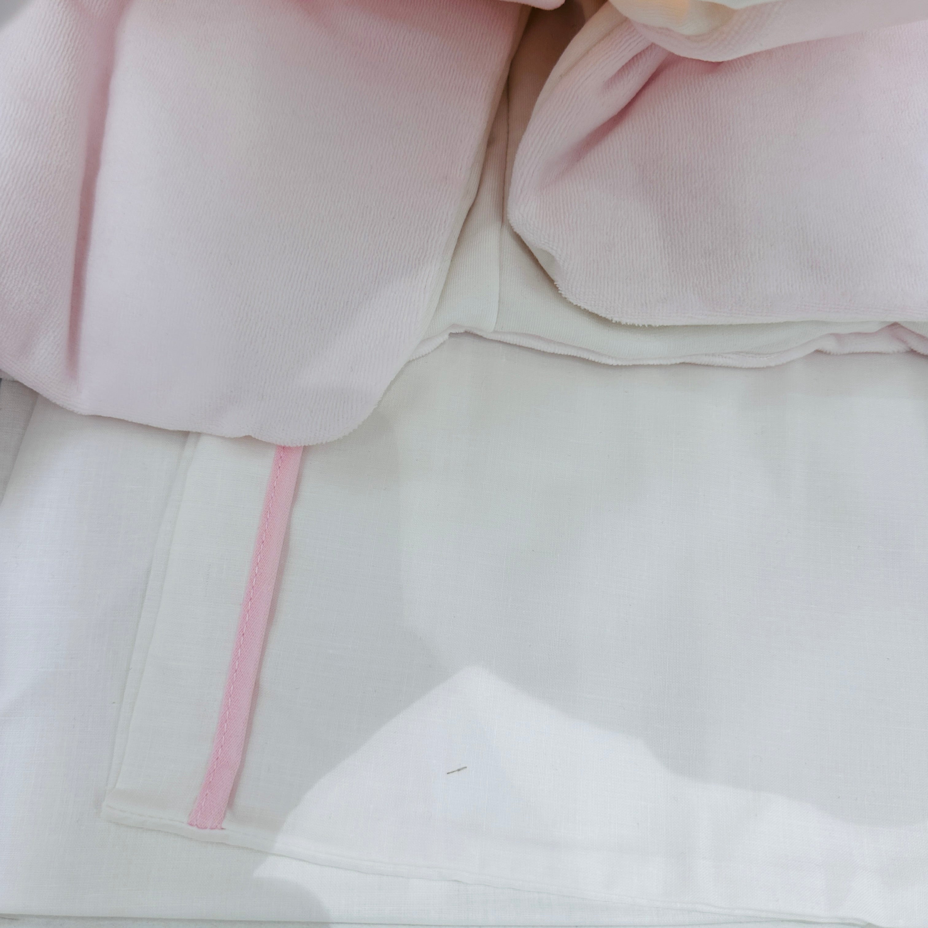 Set completo ciniglia Orso fiocco rosa 35411