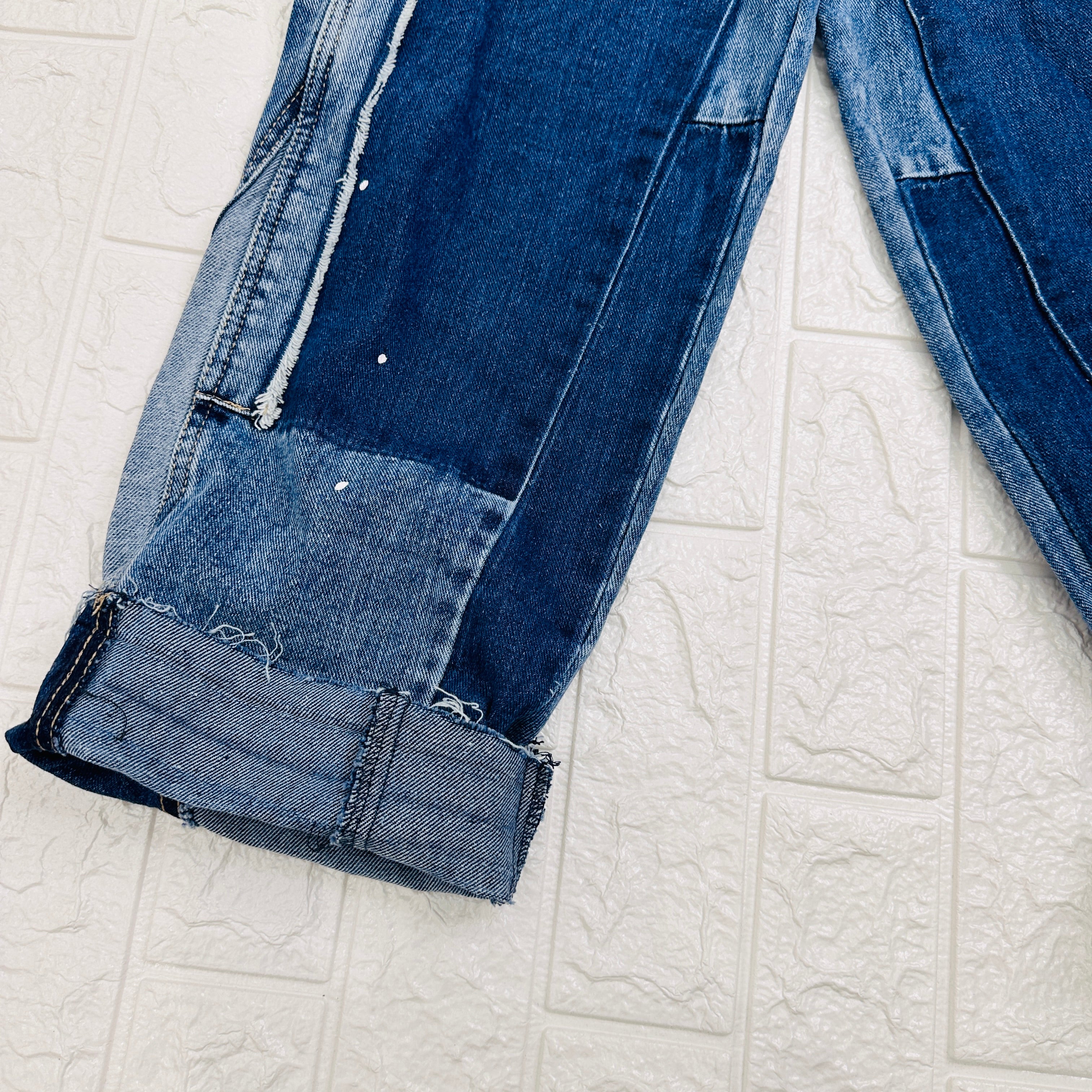 Jeans Modello Ballon blu