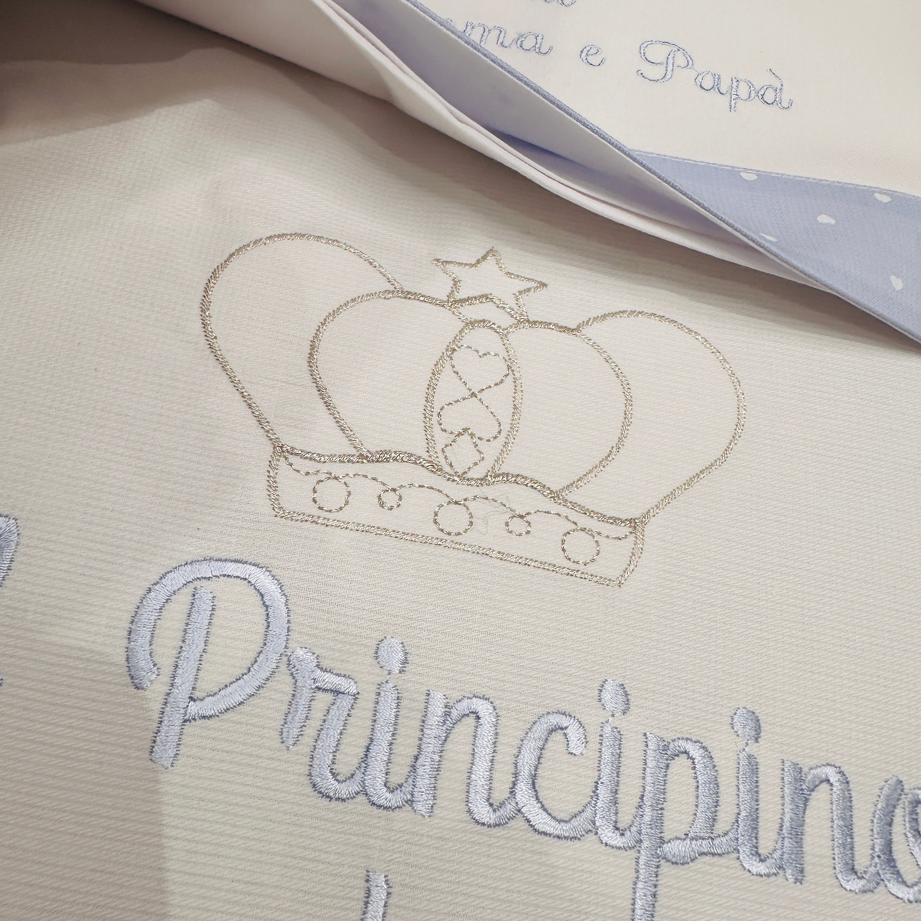 Set completo carrozzina principino Bianco