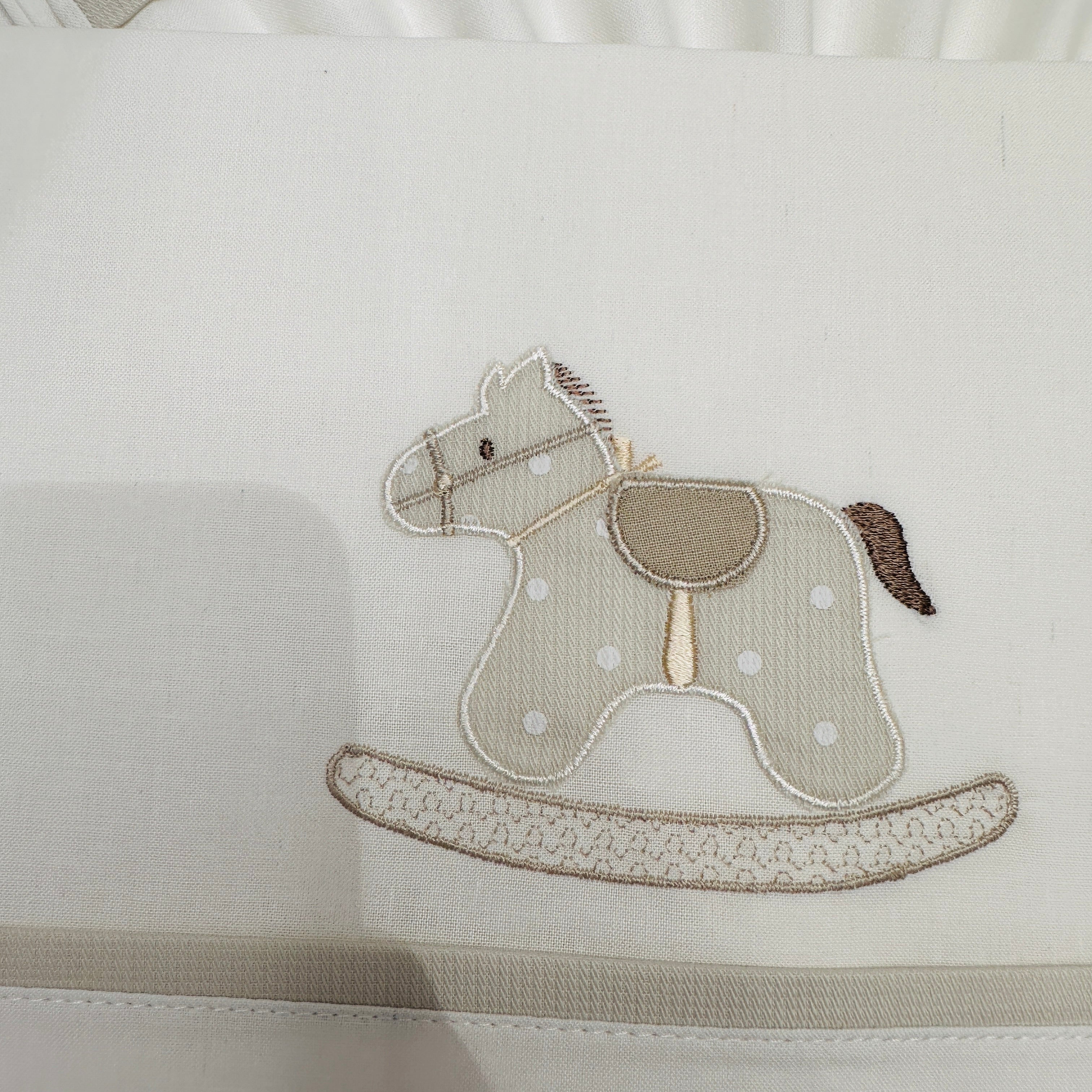 Lenzuola Culla cavallino panna ART LL018165