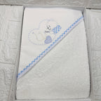 Accappatoio celeste neonato ART AT001161