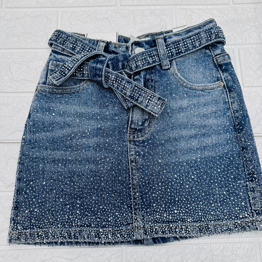 Gonna Jeans Bimba Brillantini Z54