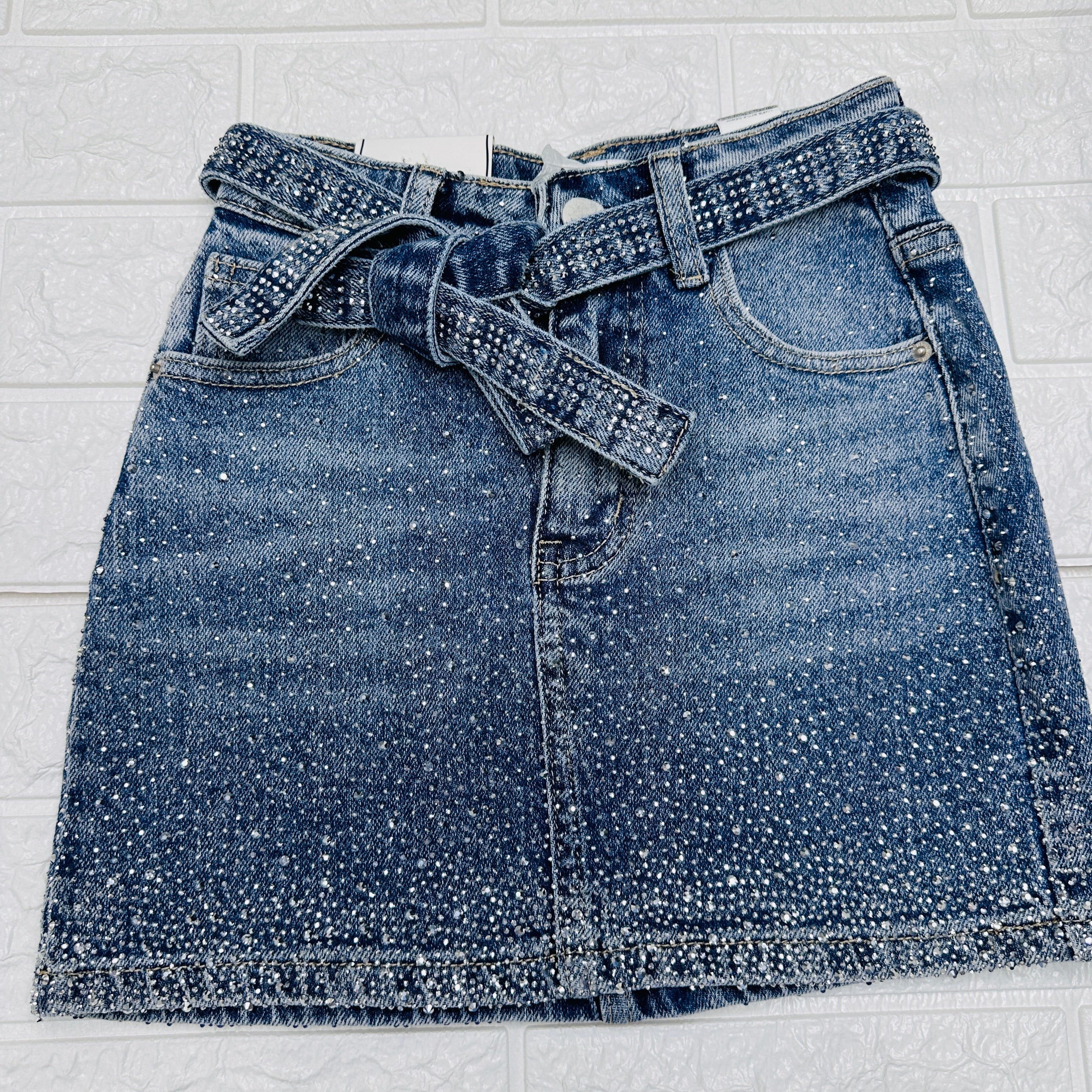 Gonna Jeans Bimba Brillantini Z54