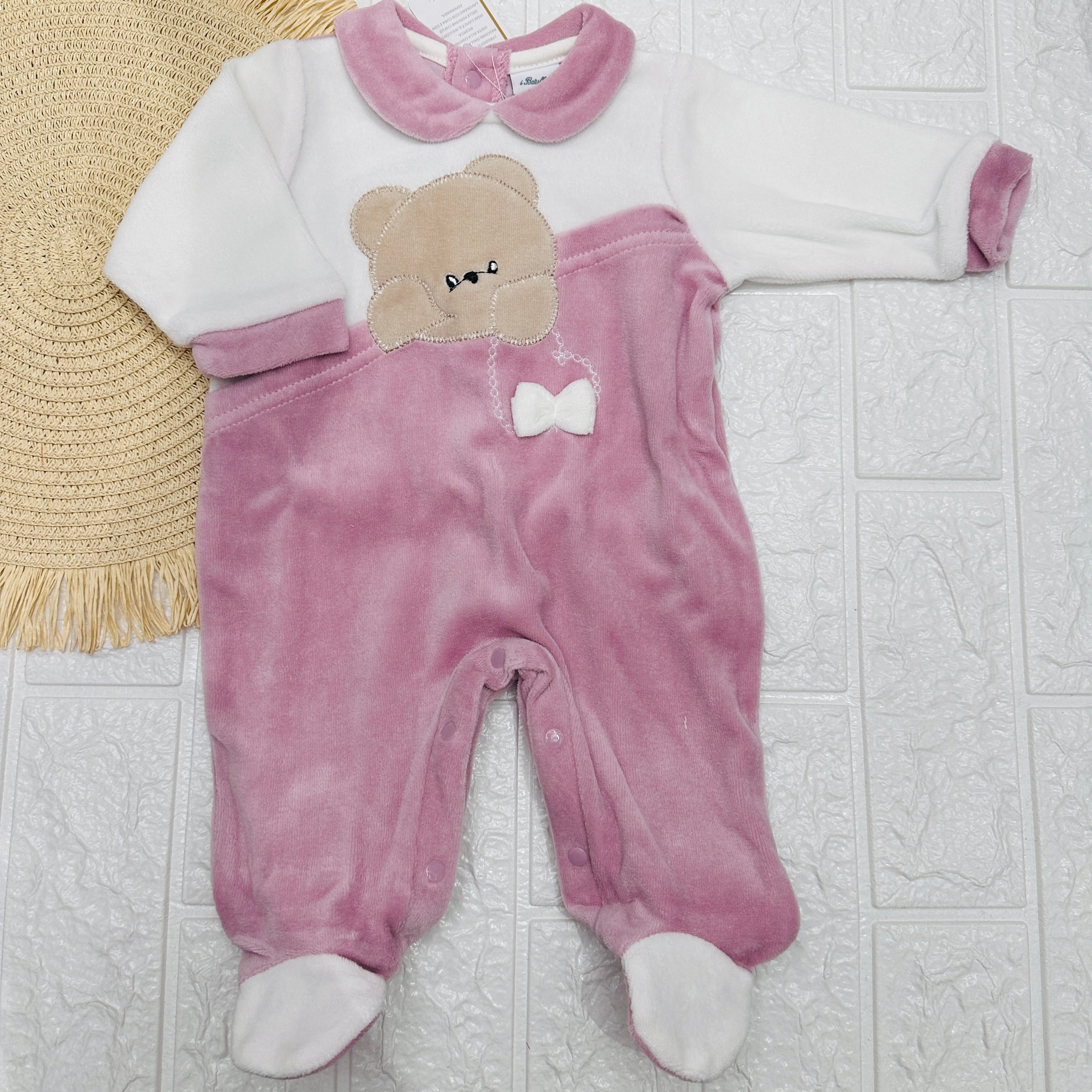 Tutina Ciniglia orso Rosa Antico