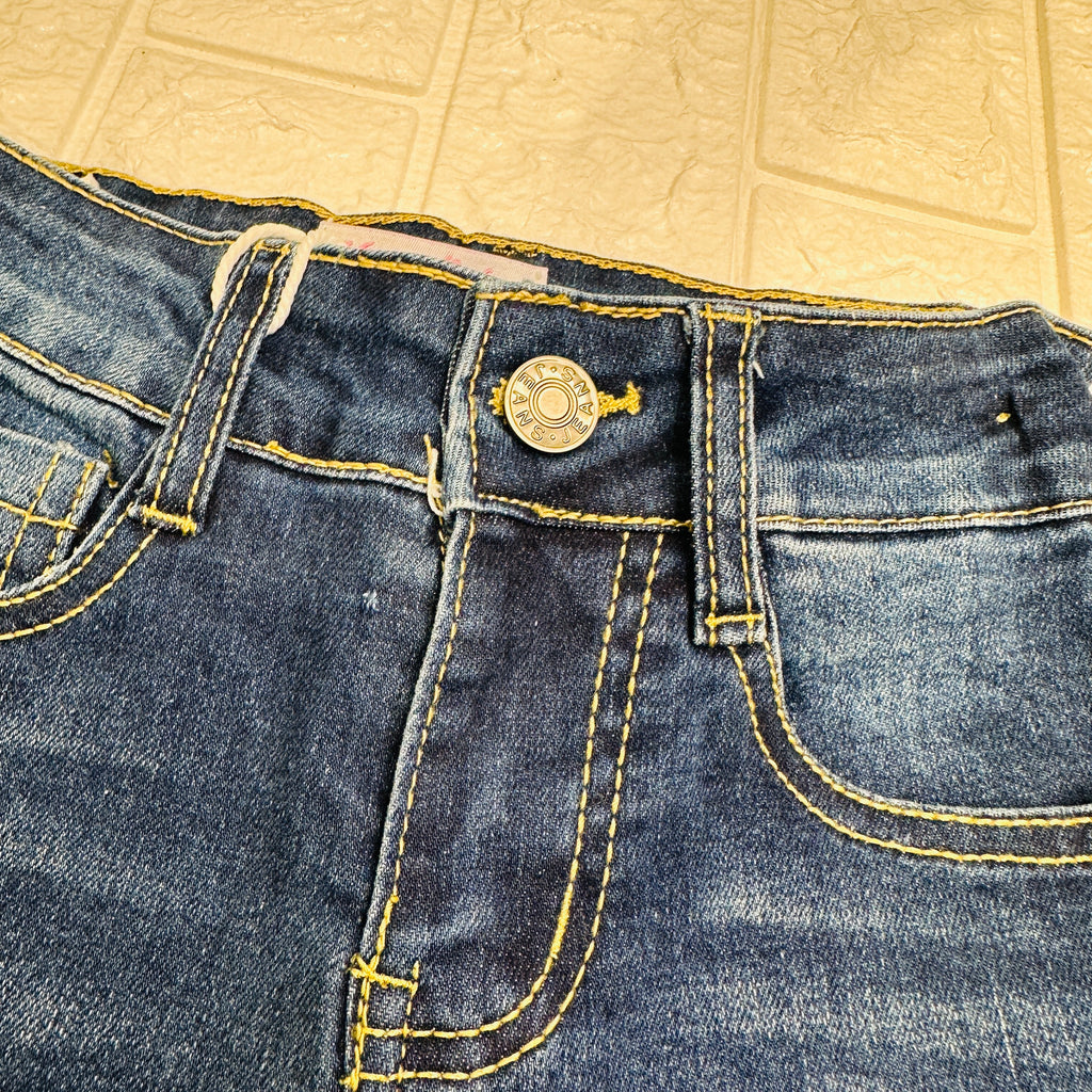 Jeans cargo a zampa