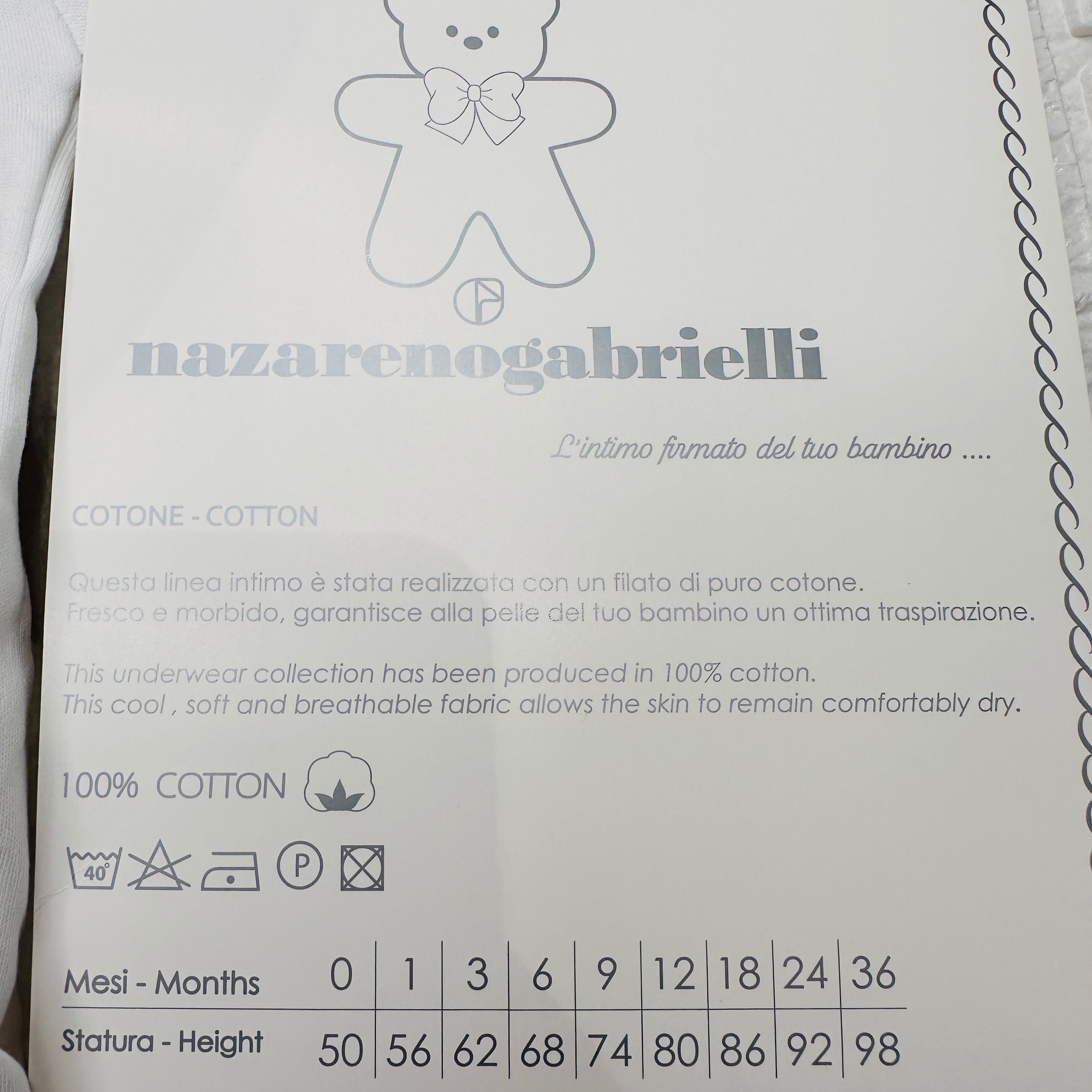 Body Manica lunga Nazareno Gabrielli