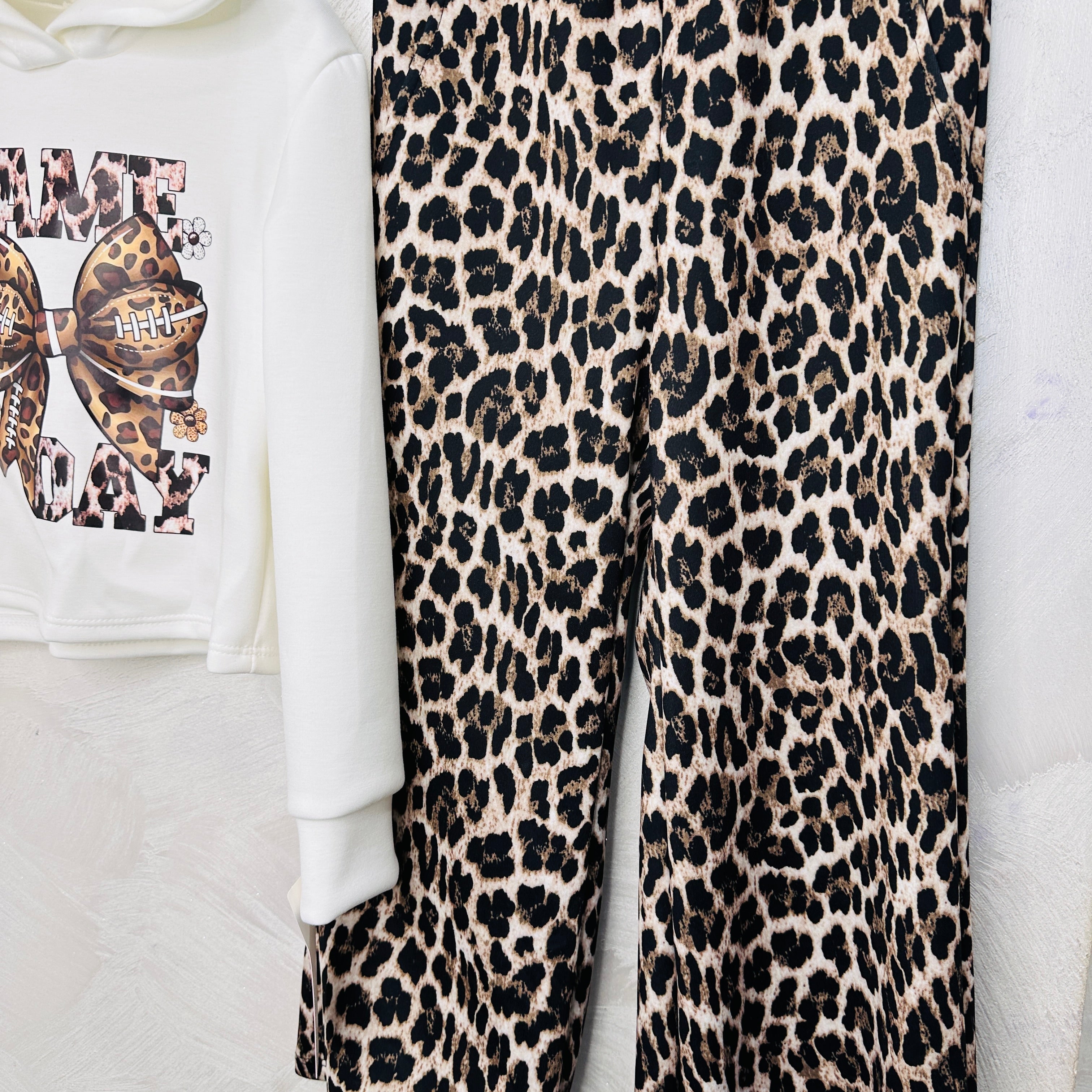Completo bimba Zampa Leopardato