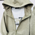 Tuta 3 pezzi mod Jeans verde