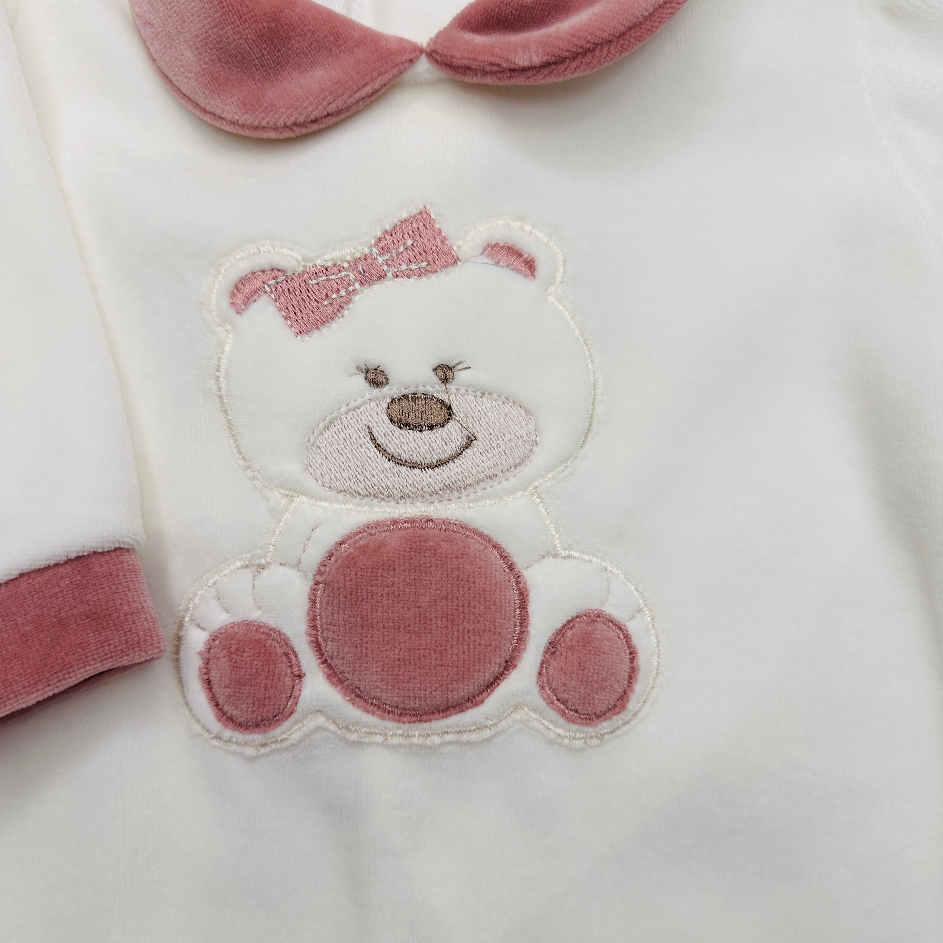 Tutina ciniglia orso Rosa antico 30409