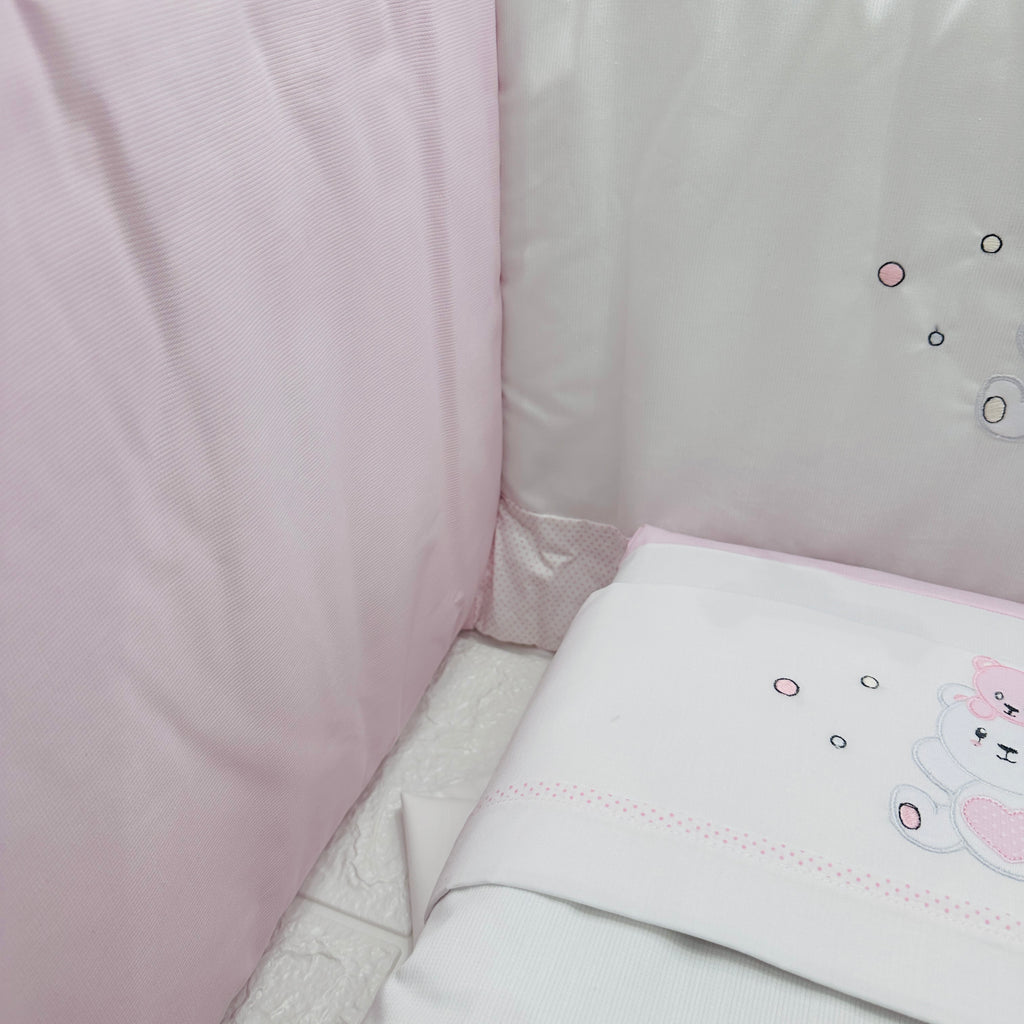 Set completo culla Orso suona  Rosa