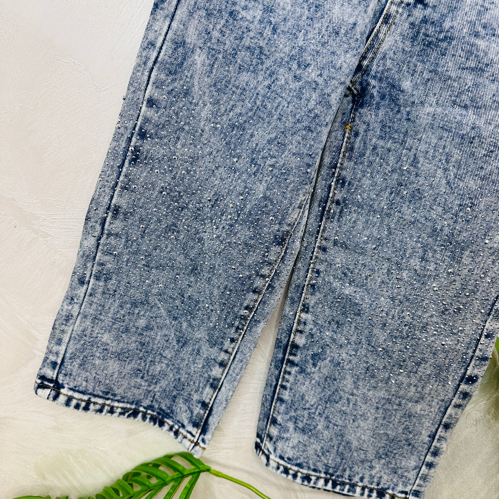 Jeans Sfumato Chiaro brillantini