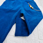 Pantalone camoscio Blu