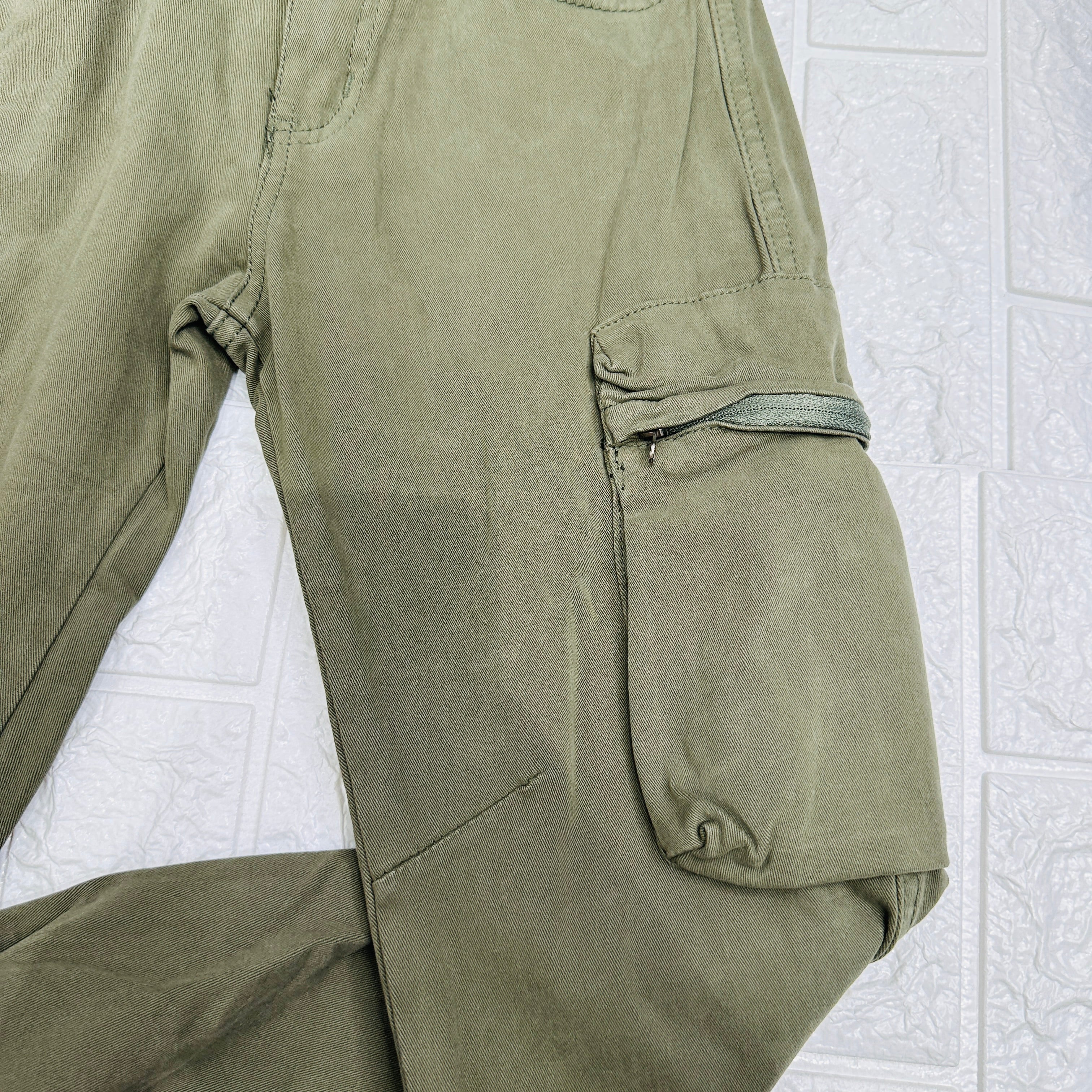 Pantalone cargo verde