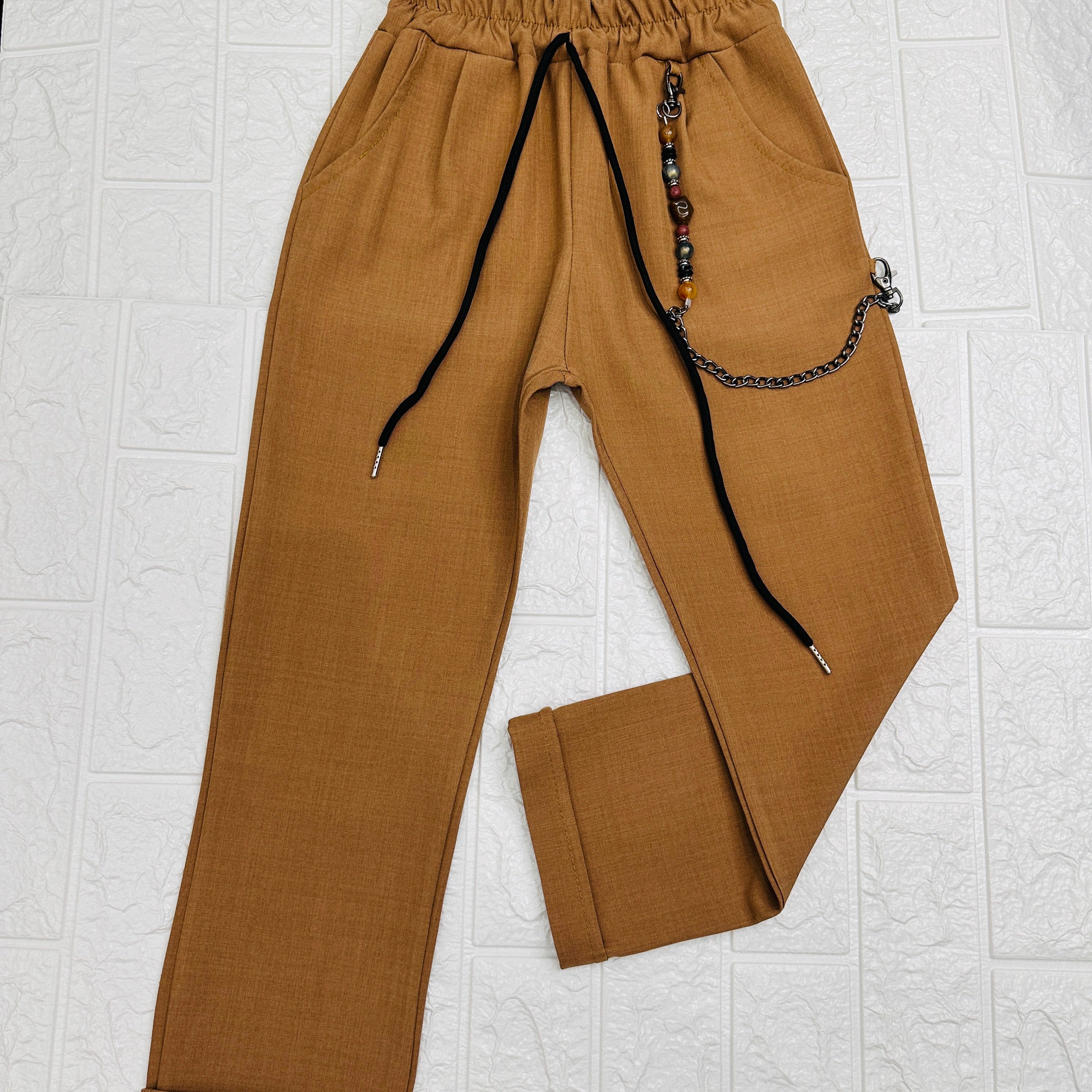 Pantalone modello Capri marrone
