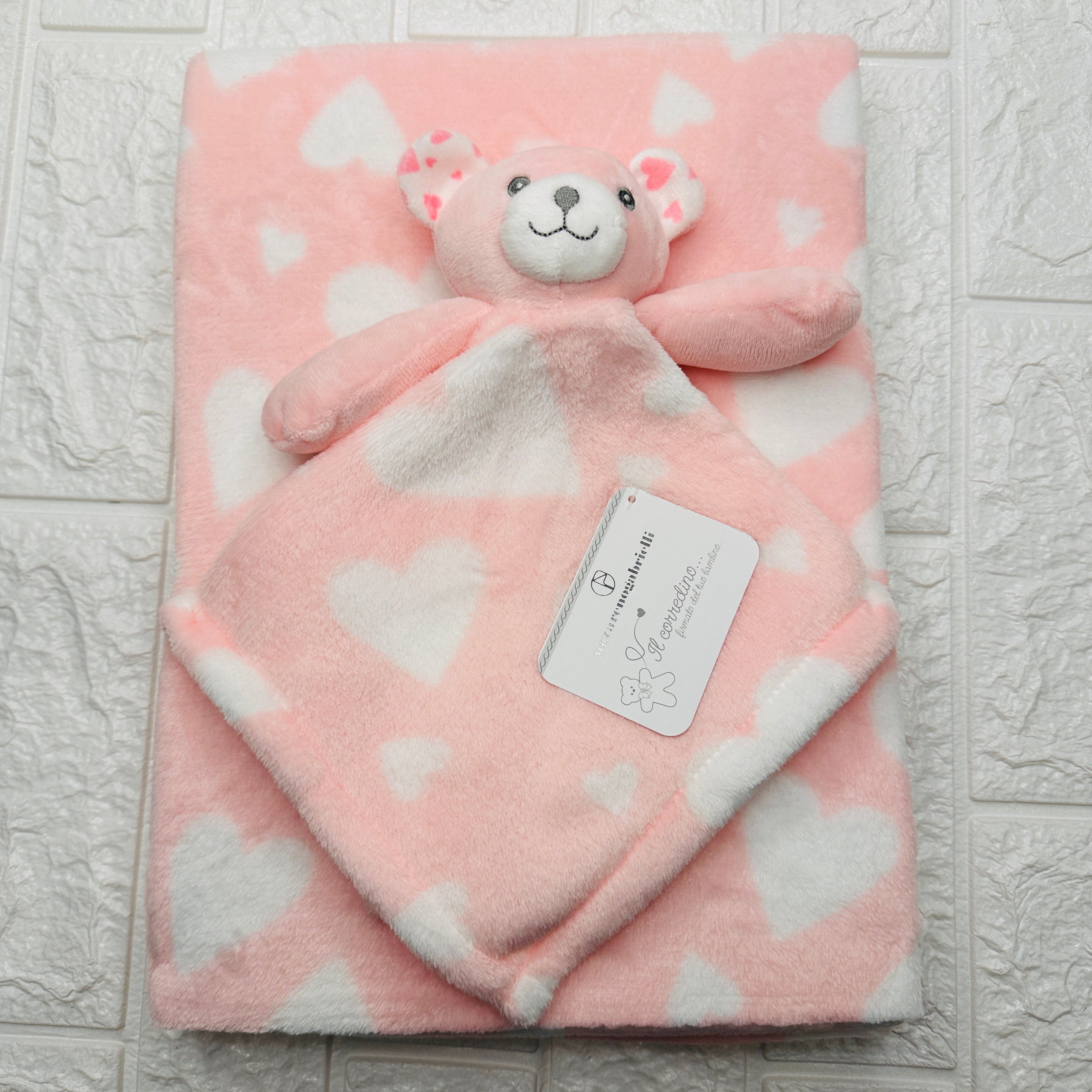 Coperta con Dou Dou Rosa