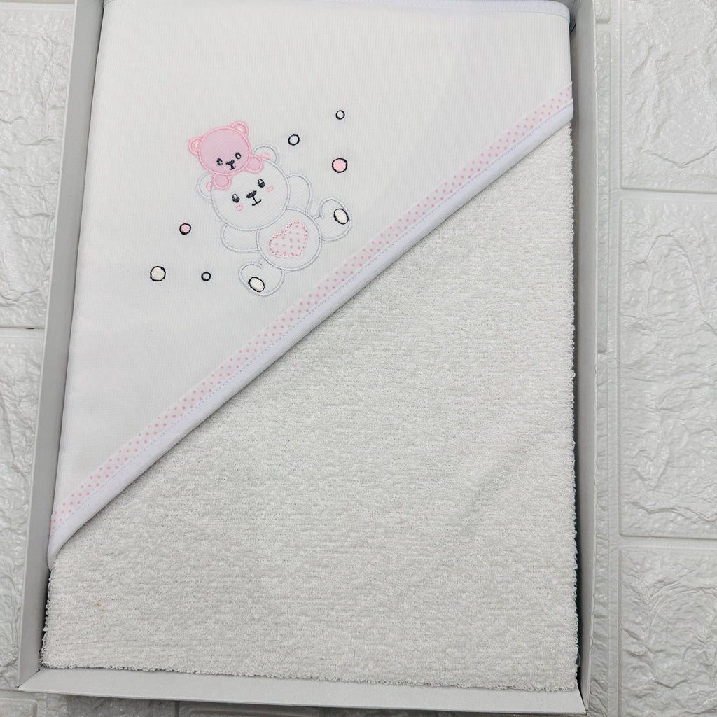 Accappatoio neonata rosa ART AT001148
