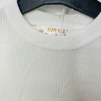 Maglioncino Bimba pendenti bianco