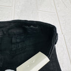 Jeans orsetto strass nero