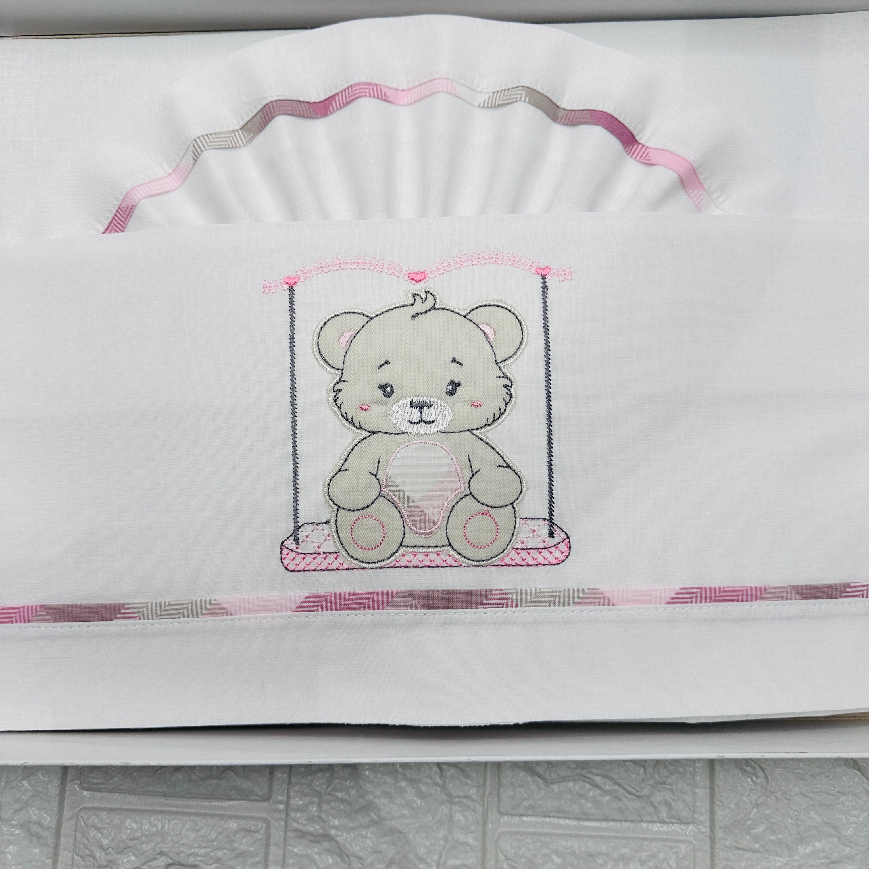 Lenzuola Carrozzina rosa ART LC015160